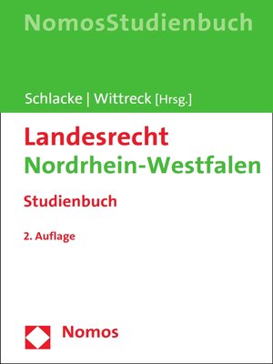 cover image of Landesrecht Nordrhein-Westfalen